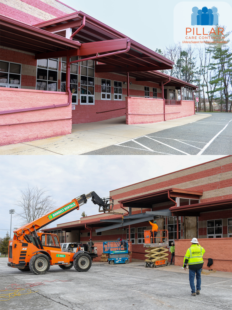 New Awning Constructed at Pillar High School - Pillar Schools